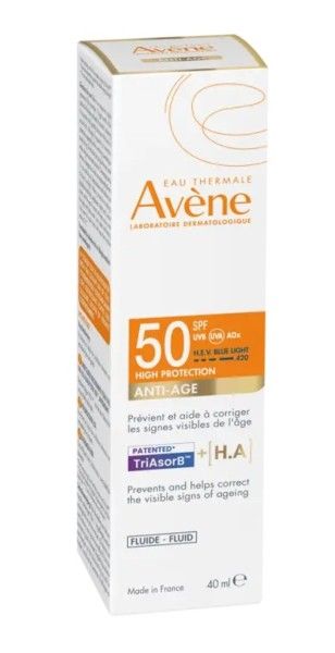 Avène Fluido SPF50 Anti-Age 40ml, protección antiedad