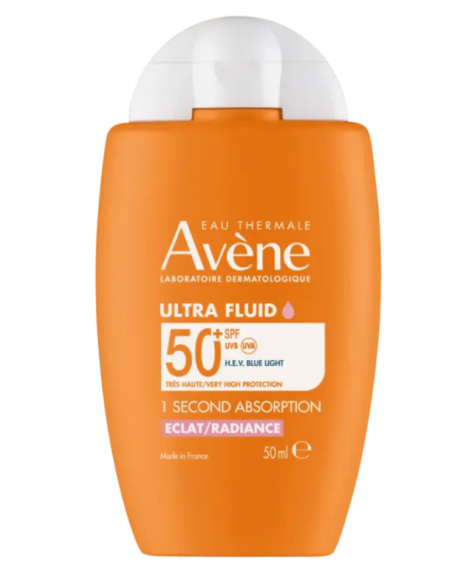 Avène Ultra Fluido Radiance SPF50 50ml, luminosidad
