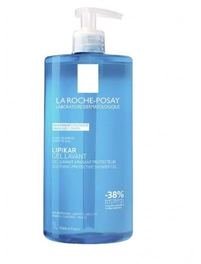 La Roche-Posay Lipikar Gel Lavante 1L, piel sensible