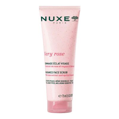 Nuxe Very Rose Exfoliante Luminoso con extracto de rosa y hueso de albaricoque