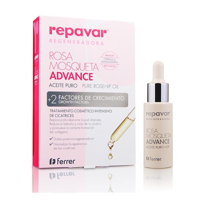 Repavar Rosa de Mosqueta Advance 15ml, doble potencia regeneradora