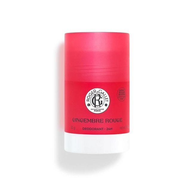 Roger Gallet Gingembre Rouge 50g, desodorante sin aluminio