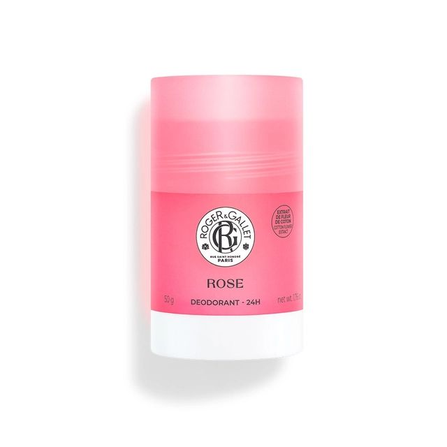 Roger Gallet Rose 50g, desodorante sin aluminio