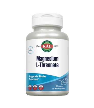 Solaray Magnesium L-Threonate 60 comprimidos, memoria y sueño