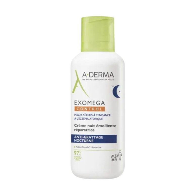 A-Derma Exomega Crema de Noche 400ml, emoliente calmante piel atópica