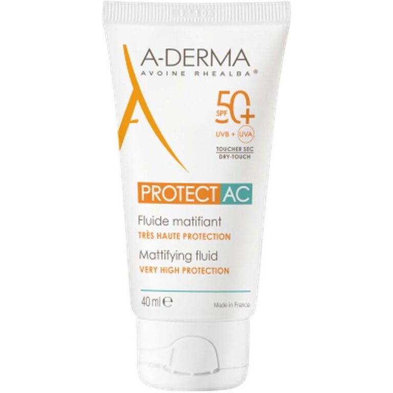 A-Derma Protect Fluido AC Matificante SPF50+ piel acneica