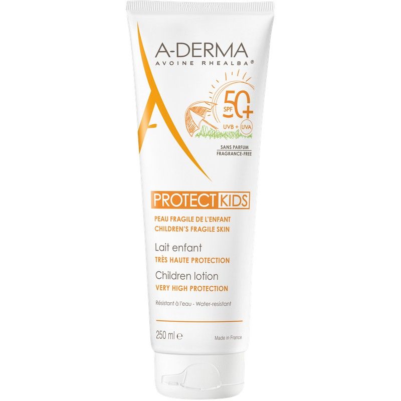 A-Derma Protect Kids SPF50 leche solar para niños