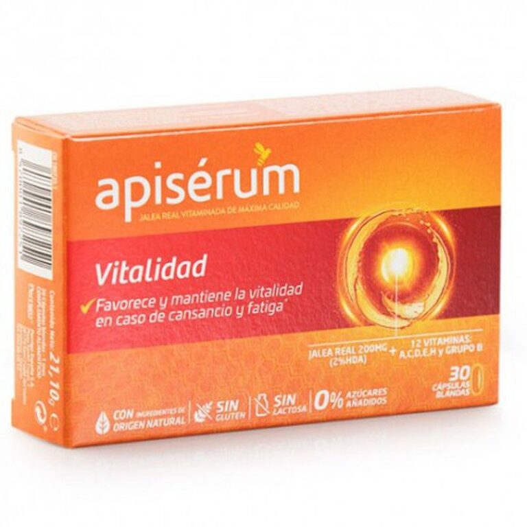 Apisérum Vitalidad Jalea Real 30 cápsulas blandas