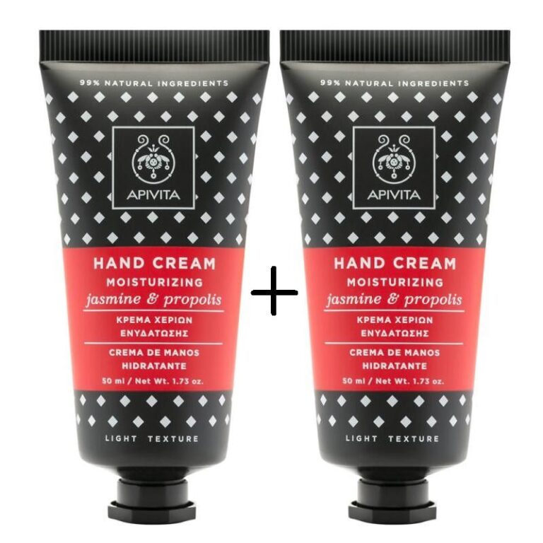 Apivita Duplo Crema de Manos Jazmín y Propóleo 50ml