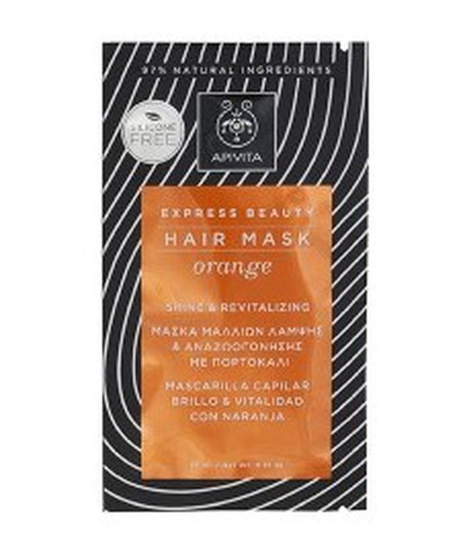 Apivita Mascarilla Capilar Brillo y Vitalidad Naranja 20ml