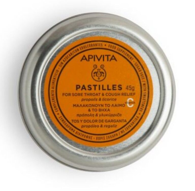 Apivita Pastillas Propóleo y Regaliz - complemento para la garganta