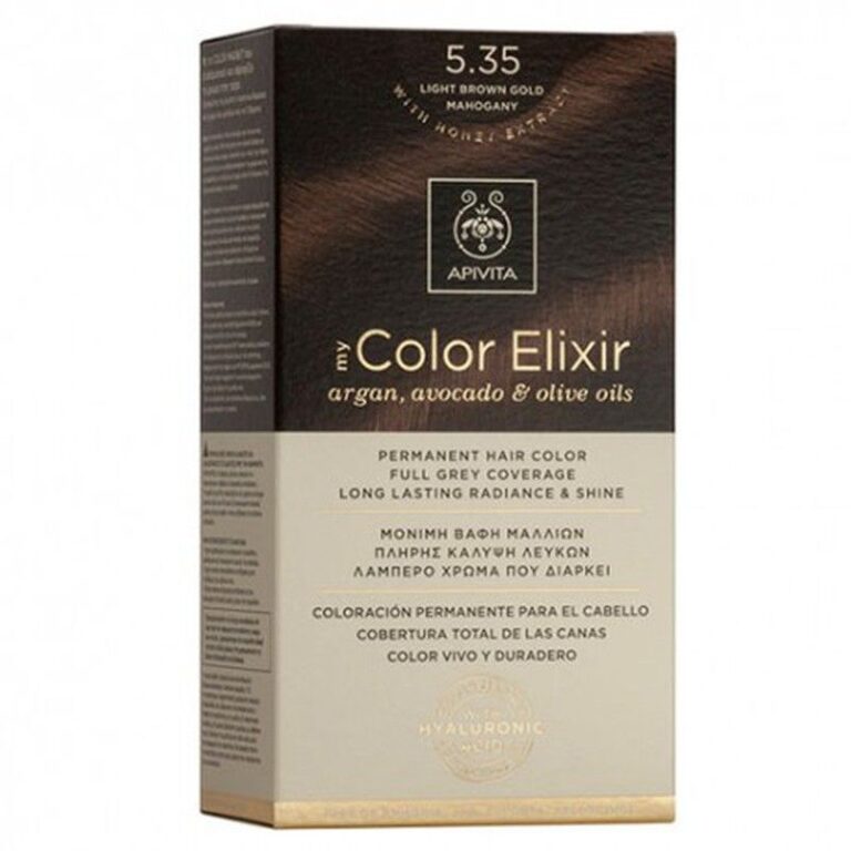 Apivita Tinte Castaño Claro Dorado Caoba Nº5.35 - My Color Elixir Apivita, tinte capilar