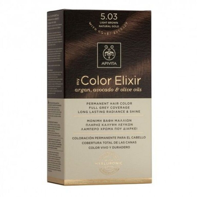 Apivita Tinte Castaño Claro Natural Dorado Nº5.03 - My Color Elixir Apivita, tinte capilar