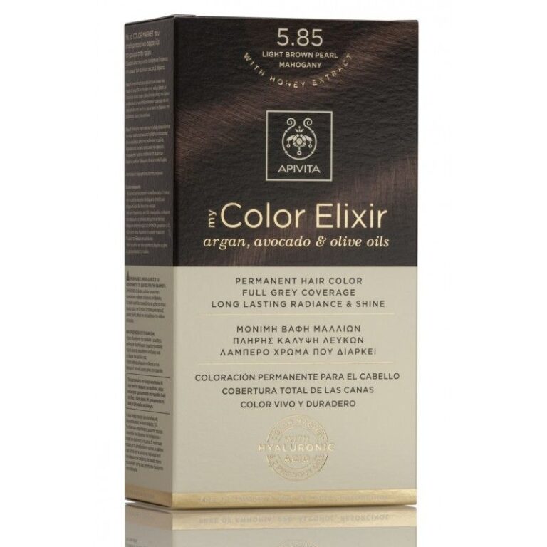 Apivita Tinte Castaño Claro Perlado Caoba Nº5.85 - My Color Elixir Apivita, tinte capilar