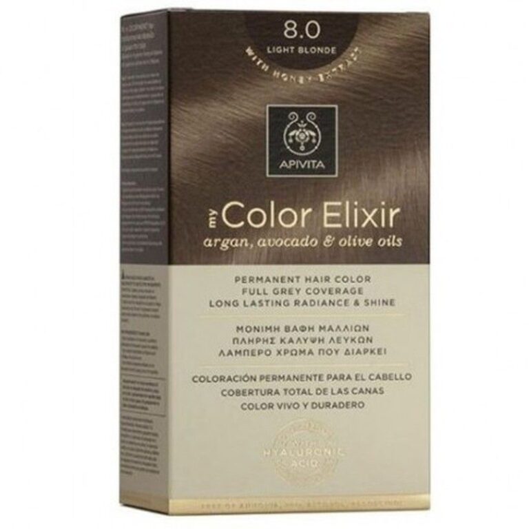 Apivita Tinte Rubio Claro 8.00 - tinte permanente My Color Elixir