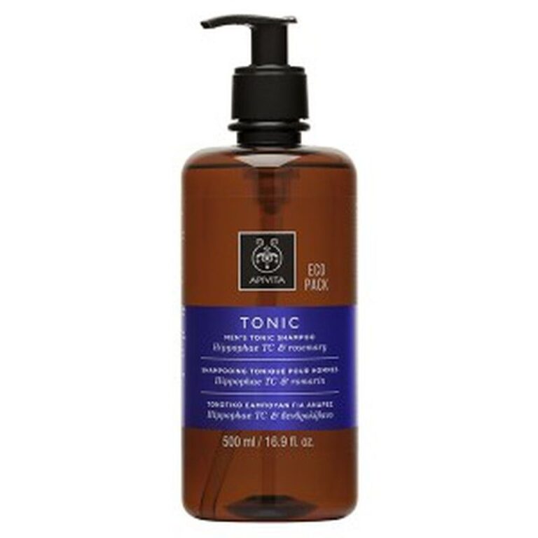 Apivita Champú Tonificante Hombre 500ml con Hippophae TC y lupino para cabello debilitado