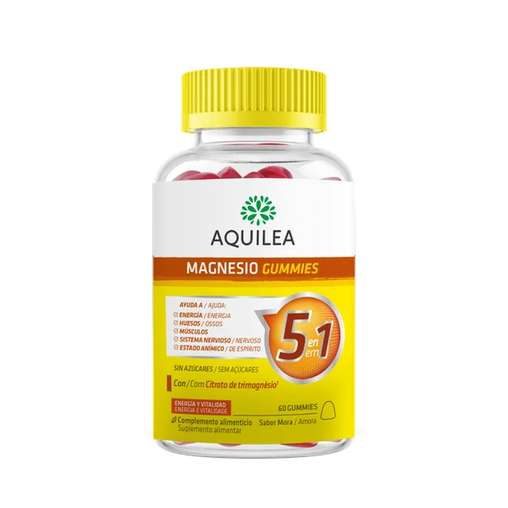 Aquilea Magnesio Gummies Mora 60 gominolas