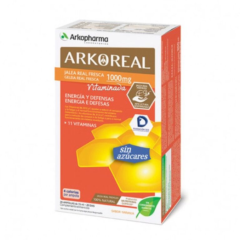Arkoreal Jalea Real Fresca Vitaminada Arkopharma - 20 ampollas bebibles