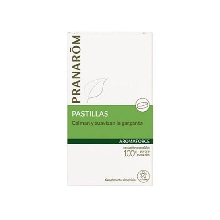 Pranarôm Aromaforce Pastillas Garganta 21ud aceites esenciales