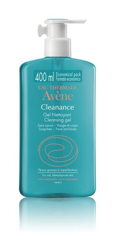Avène Cleanance Gel Limpiador 400ml piel grasa
