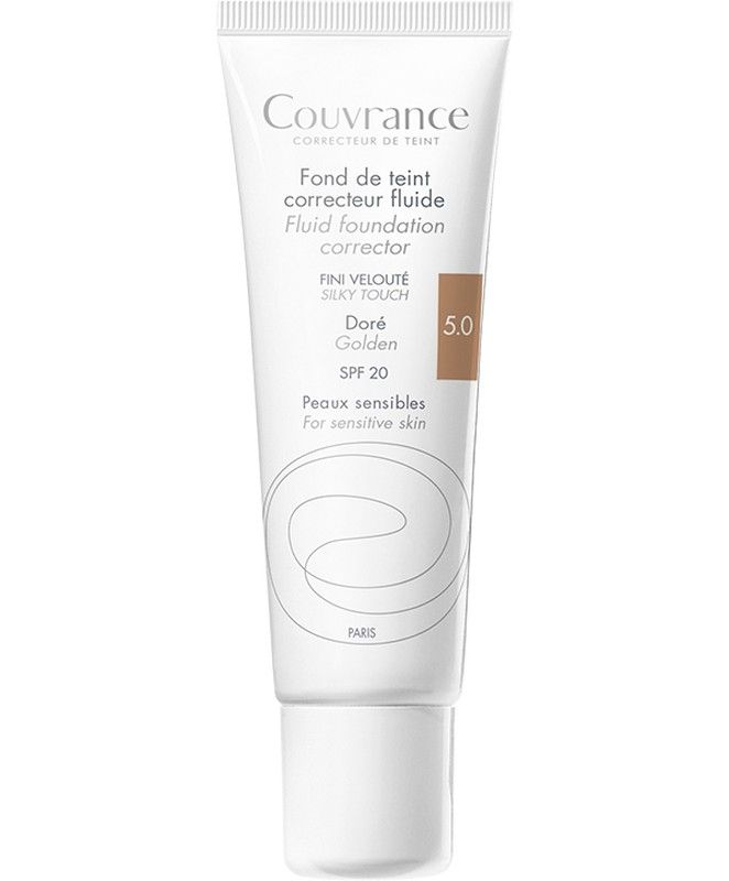 Avène Couvrance Fluido Dorado SPF20 maquillaje corrector 30ml