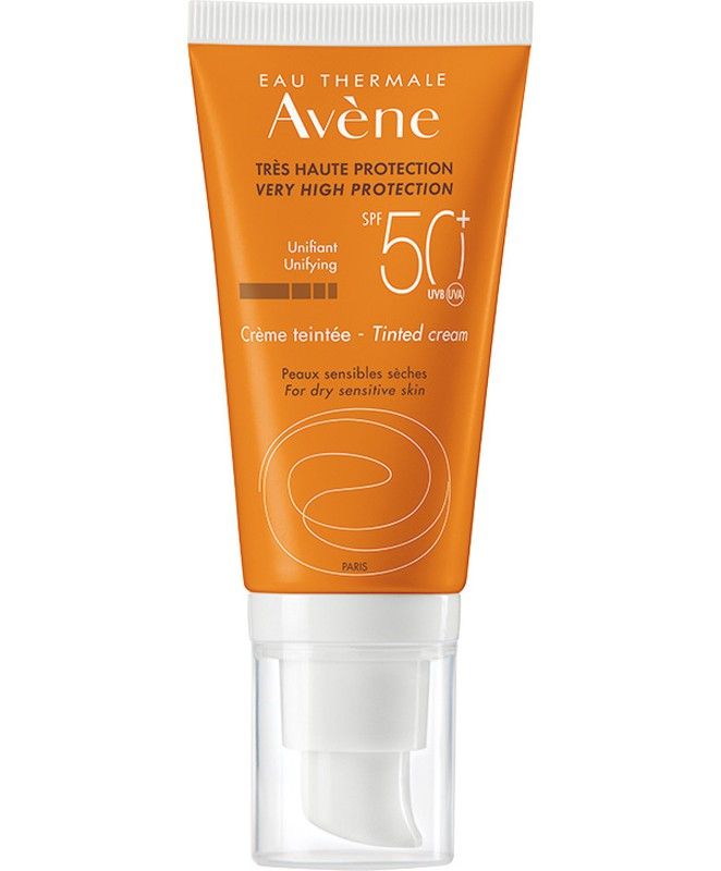 Avène Crema Solar Coloreada SPF50 50ml para pieles secas