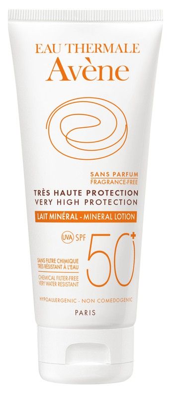Avène Leche Mineral Solar SPF50 Pantalla Física 50ml - Farmacia Viñamata