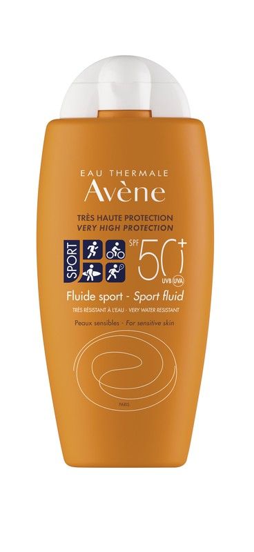 Avène Solar Sport Fluido SPF50 100ml para deporte intenso