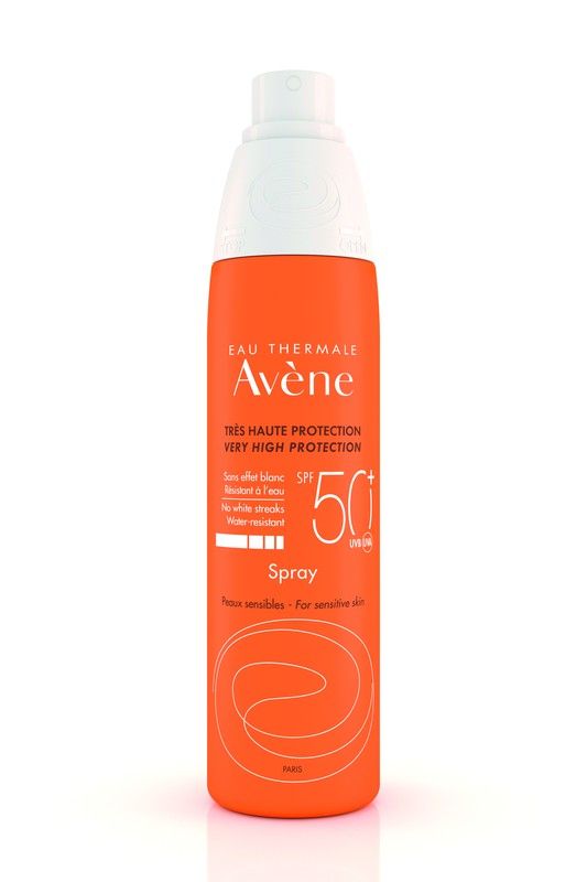 Avène Solar Spray SPF50 200ml, protección solar muy alta
