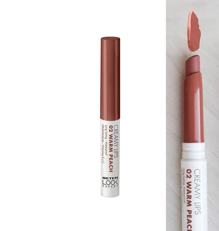 Beter Creamy Lips Warm Peach barra de labios de acabado cremoso