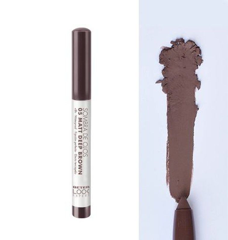 Beter Sombra de Ojos Matt Deep Brown en formato stick con acabado mate