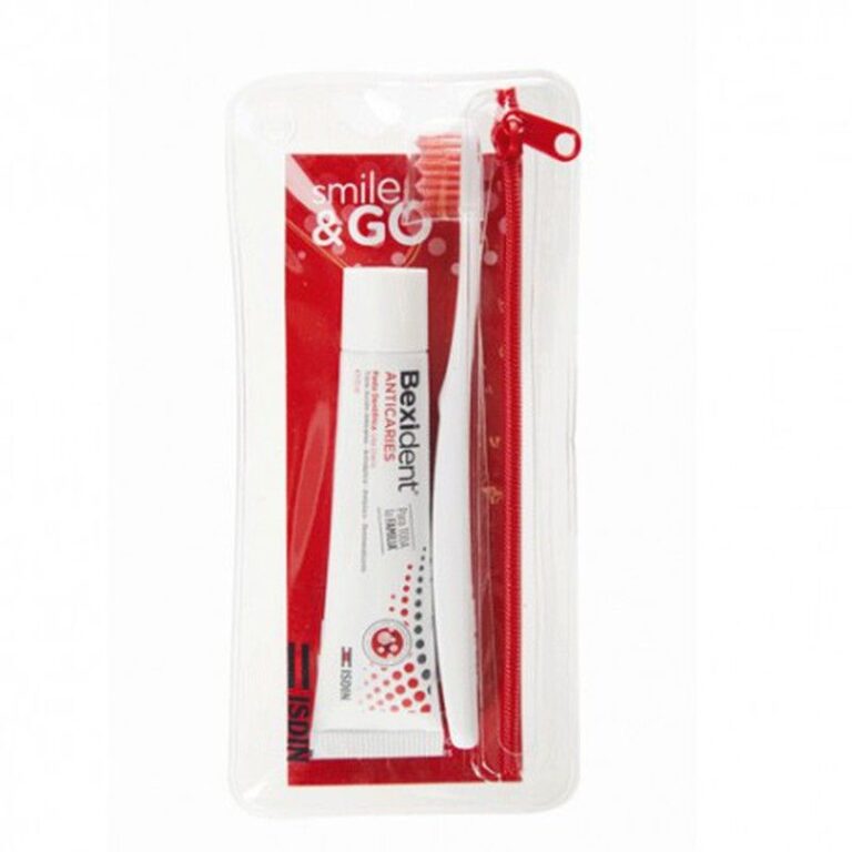 Bexident Kit Smile Go Anticaries - pasta de viaje, cepillo y neceser