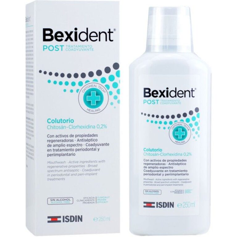 Isdin Bexident Post Colutorio 250ml - Bexident Post Colutorio con clorhexidina para post-cirugía oral
