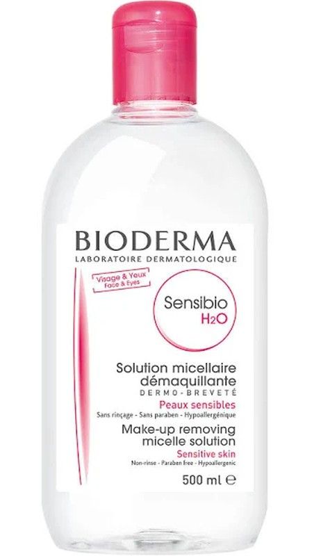 Bioderma Sensibio H2O Agua Micelar 500ml para piel sensible con rojeces