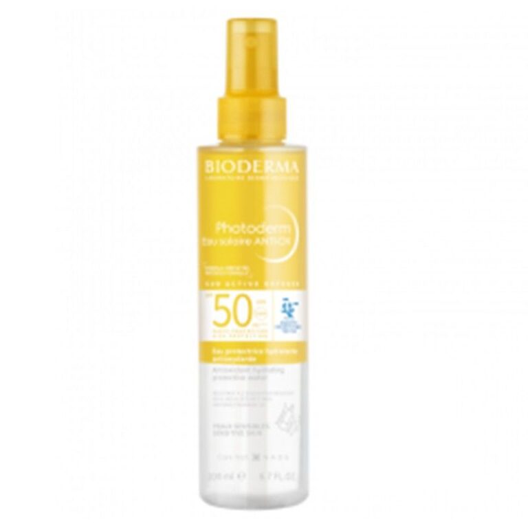 Bioderma Photoderm Eau Solaire Anti-Ox SPF50, fotoprotector bifasico, 200ml