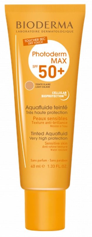 Bioderma Photoderm MAX Aquafluide Claro SPF50 fotoprotector facial