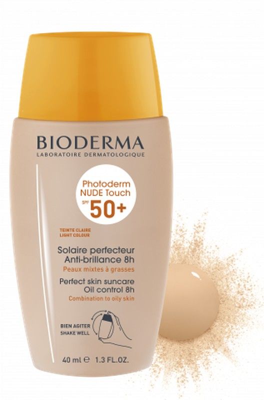 Bioderma Photoderm Nude Touch SPF50 Claro - fotoprotector mineral 40ml