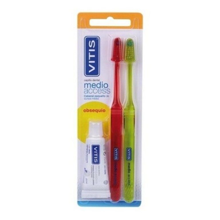 Cepillo Dental Vitis Access Medio 2 Unidades