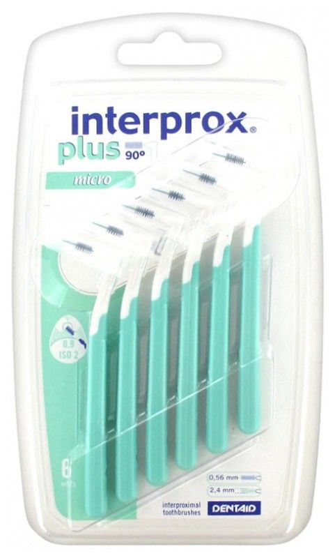 Interprox Plus Micro cepillo interdental 0,9 mm 6 unidades