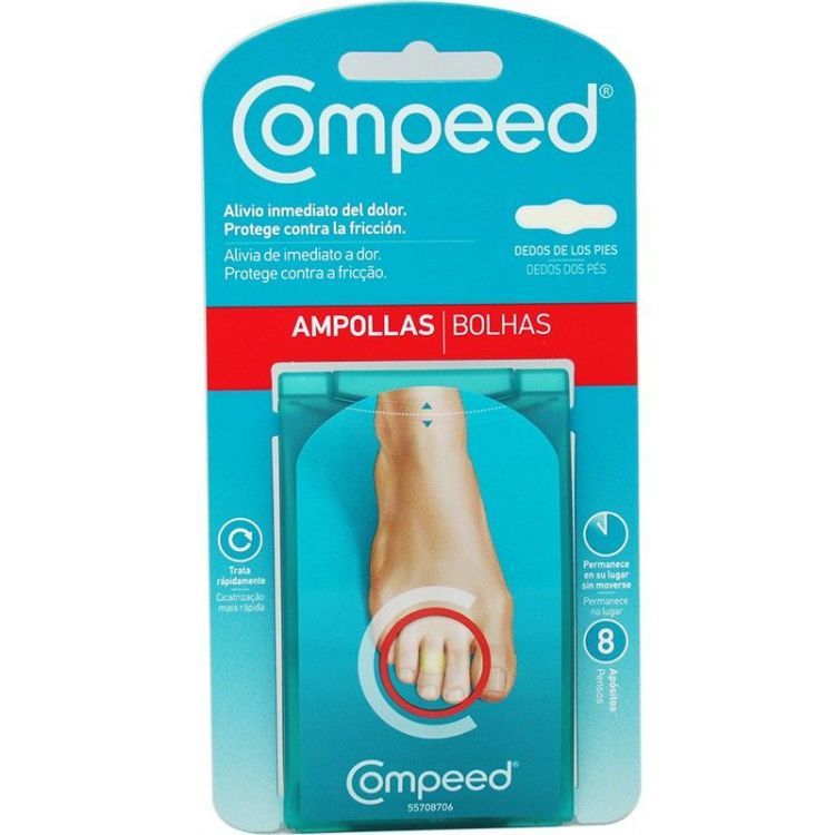 Compeed Ampollas Dedos del Pie, 8 unidades