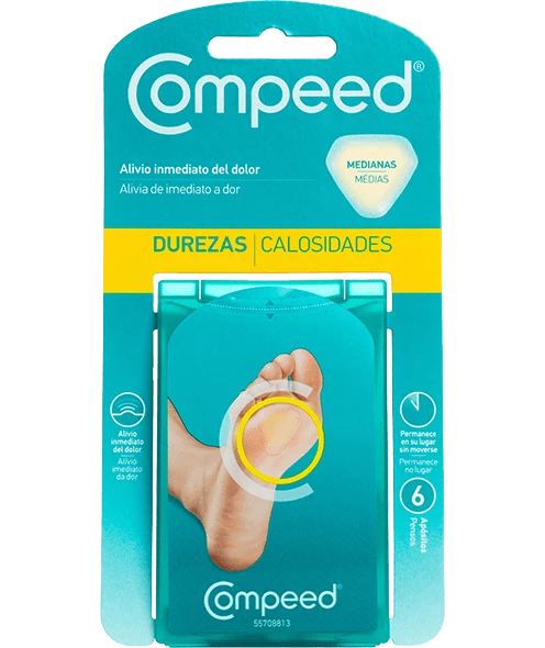 Compeed Durezas Medianas, caja de 6 apositos