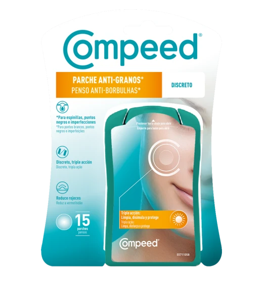 Compeed Parche Antigranos Discreto, caja de 15 unidades
