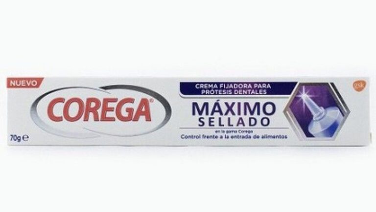 Corega Crema Fijadora Máximo Sellado 70g sin zinc, fijación 12 horas