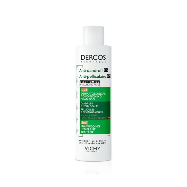 Dercos Champú Anticaspa DS 2 en 1 390ml, cabello y cuero cabelludo