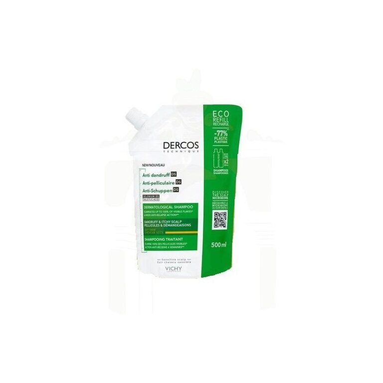 Vichy Dercos Champu Anticaspa DS Cabello Seco 500ml bolsa de recarga