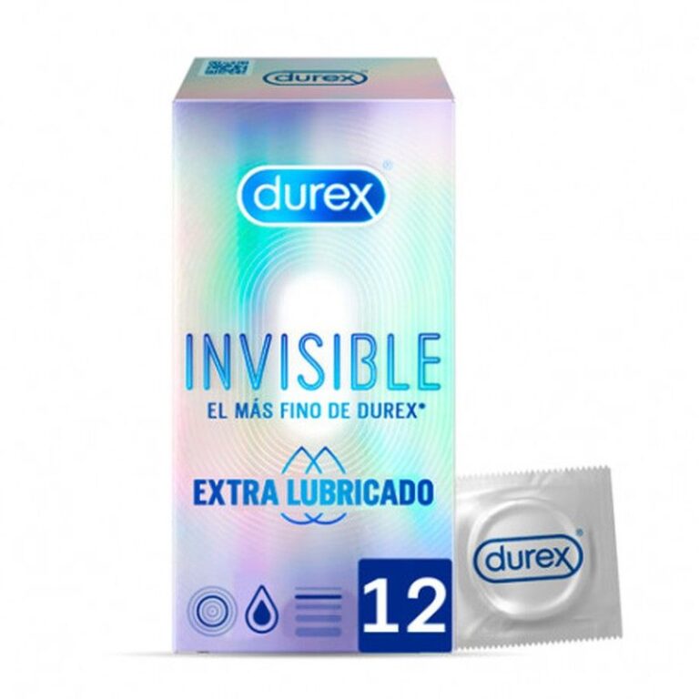 Durex Invisible Extra Fino - preservativos 52mm 12 unidades