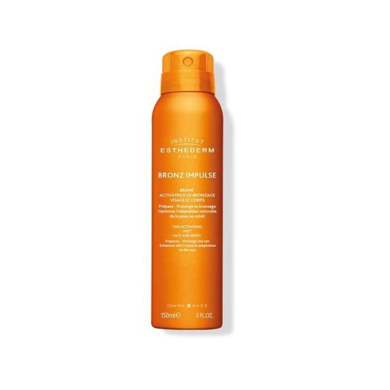 Esthederm Bronz Impulse, bruma preparadora del bronceado sin filtro solar, 150ml