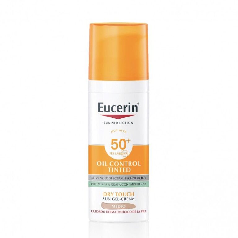 Eucerin Oil Control Toque Seco con color FPS50+