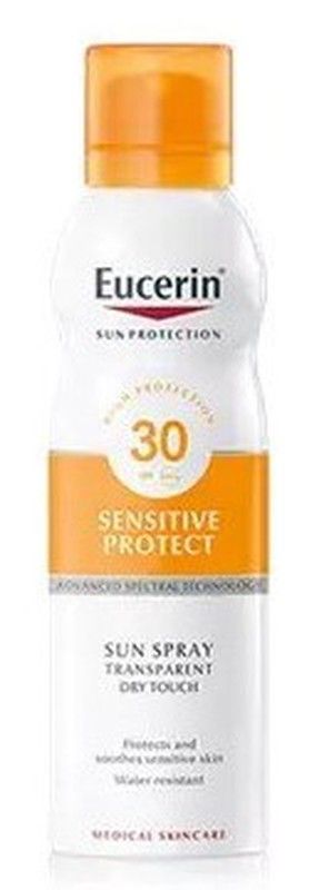 Eucerin Spray Solar Sensitive Protect SPF30 200ml para piel sensible