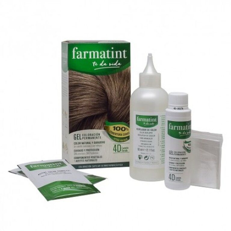 Farmatint 4D Castaño Dorado Tinte capilar permanente 150ml Farmacia Viñamata